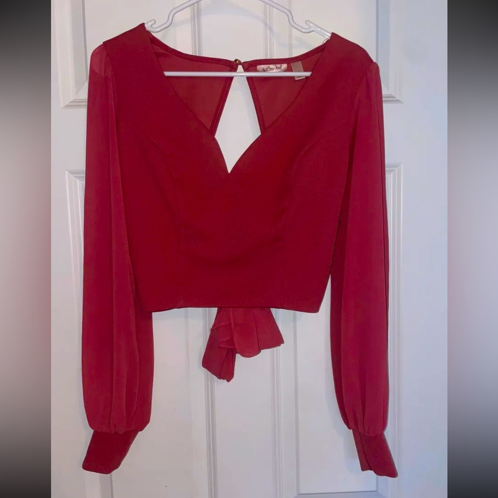 Buckle Long Sleeve Top